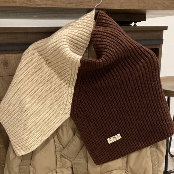 Winter  Warm Turtleneck Knitted Shawl Oversized - Picture 7 of 8